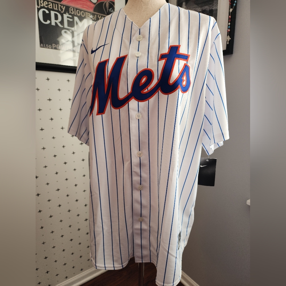 MLB Jersey NY Mets Javy Baez #23 men's large